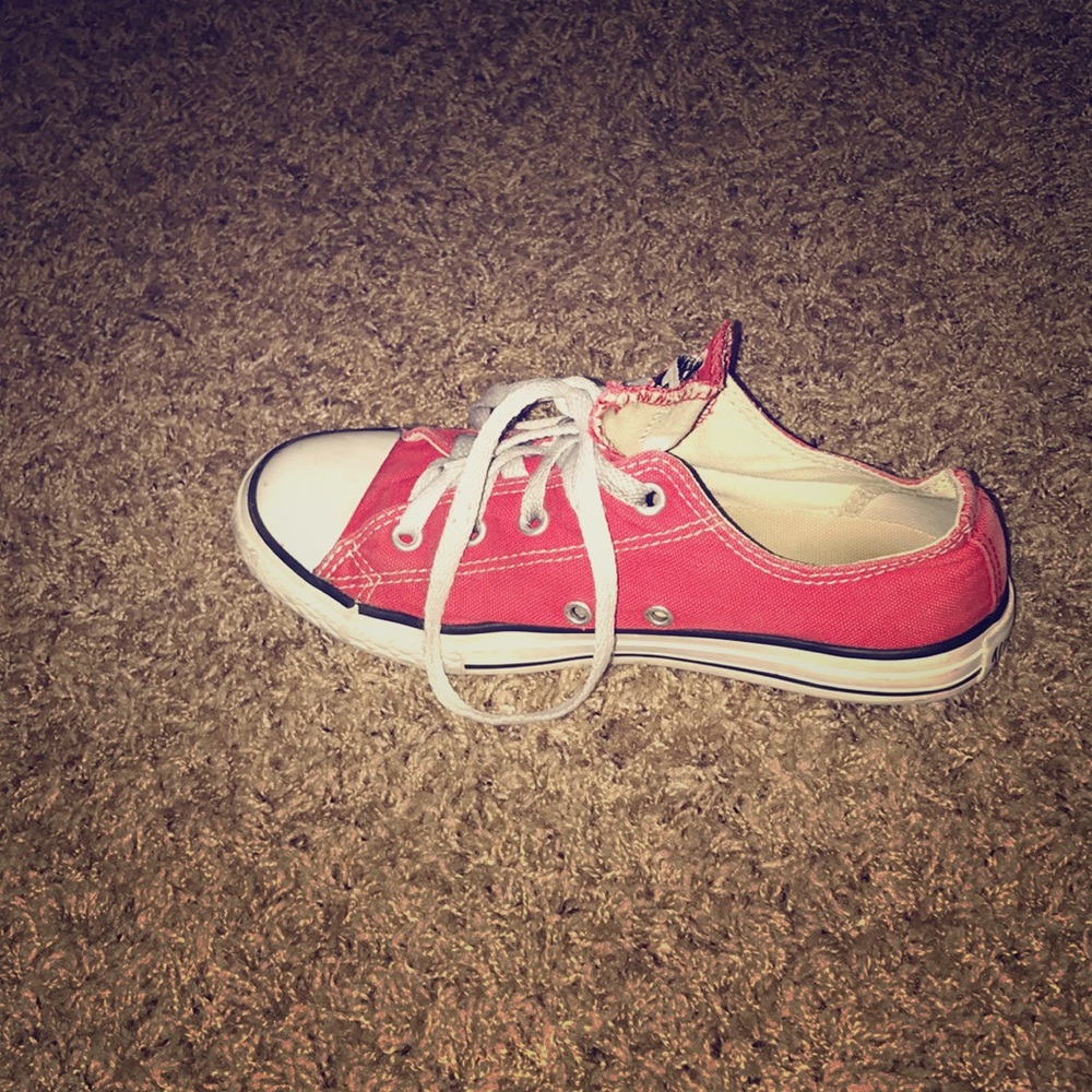 Red converse